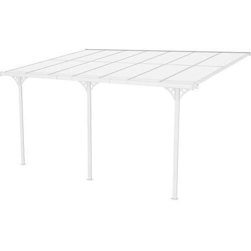 WESTMANN Nadstre&amp;scaron;nica za terasu - 435x300 cm (13 02 m&amp;sup2;) - Bijela - BRANDED IN GERMANY Slike