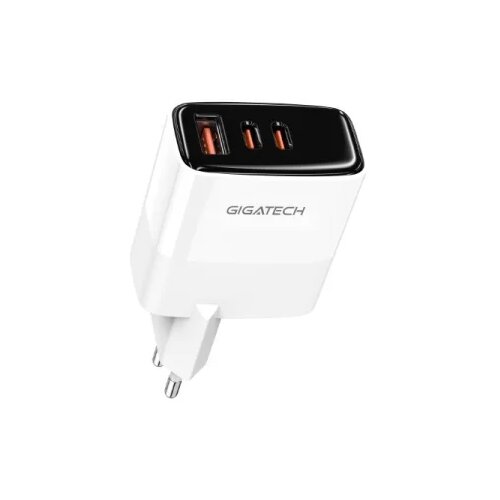 Univerzalni punjač Gigatech GXC650, GAN, USB i 2xC izlaz, 65W Cene