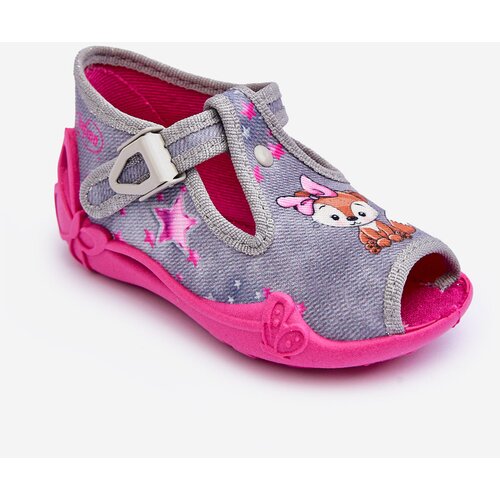 Kesi Sandałky Papcie squirrels Befado 213P137 gray-pink Cene