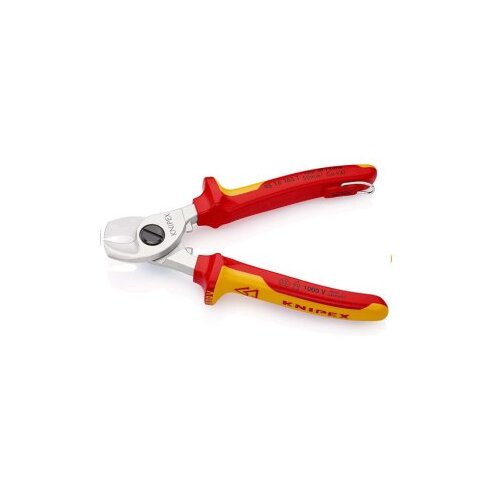 Knipex Makaze za kablove izolovane VDE hromirane 165mm mogućnost kačenja &ndash; 95 12 165 T Cene
