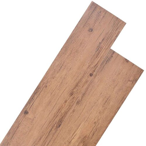  Nesamoljepljive podne obloge PVC 5 26 m&amp;sup2; 2 mm smeđa boja oraha Slike