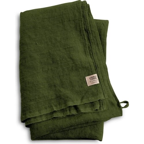 Lovely Linen Hamam-brisača / brisača za savno - Jeep Green Cene