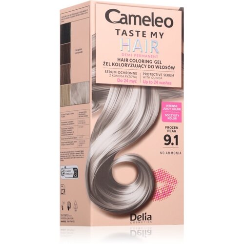 Delia Cosmetics Cameleo Taste My Hair polutrajna boja za kosu nijansa 9.1 Frozen Pear 1 kom Slike