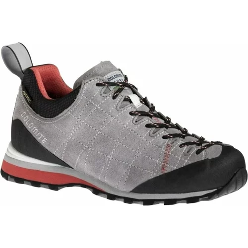 Dolomite Ženski pohodni čevlji W's Diagonal GTX Pewter Grey/Coral Red 38