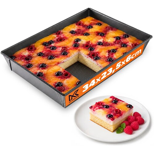 KADAX Pravokotni pekač za torte 34x23x6 Nelepljiv, (5000354149) Cene