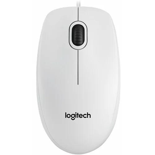 Logitech logi B100 optical mouse white usb oem 910-003360