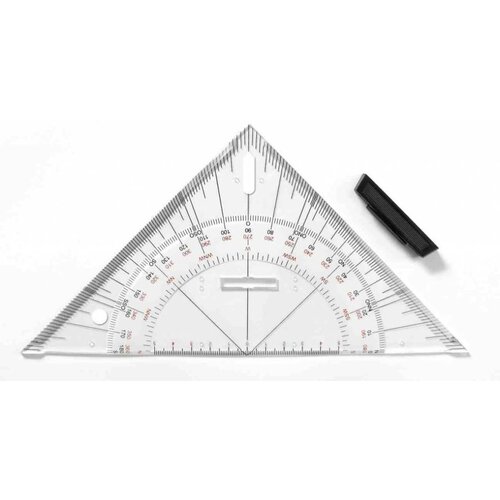 Profesionalni trouglasti lenjir LENIAR 45° - 25 cm Slike