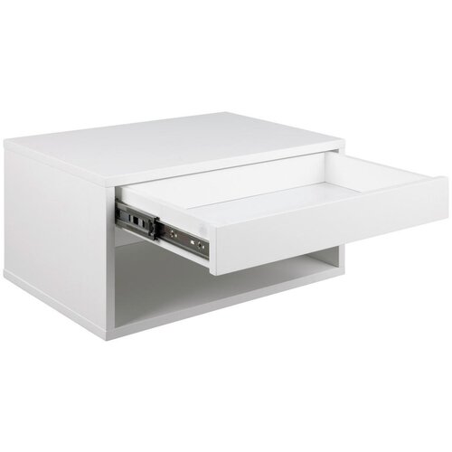  Cholet viseći noćni ormarić 1 fioka 50x35x24 cm beli Slike