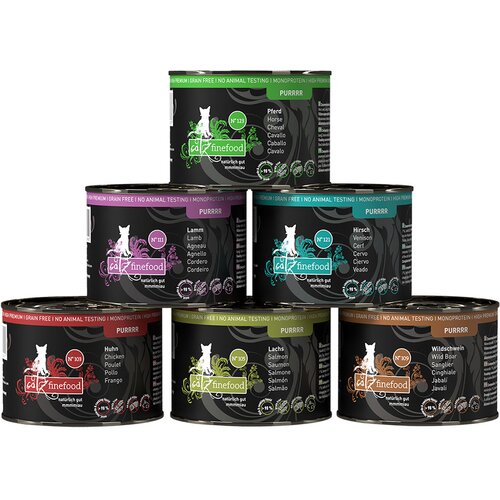  Ekonomično pakiranje catz finefood Purrrr 12 x 200 g - Mješovito pakiranje II (6 vrsta) Cene