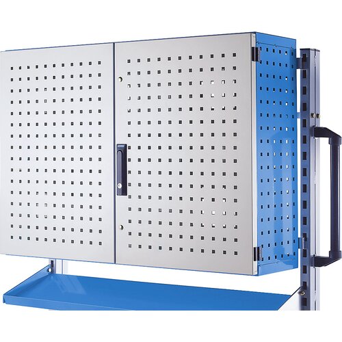 eurokraft pro Pločevinasta omara, z zaklepanjem, nosilnost 50 kg, VxŠxG 700 x 990 x 270 mm Cene