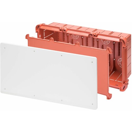 GEWISS razvodna kutija za beton sa poklopcem i din šinom GW48211 520X260X121mm crveno-bela Slike