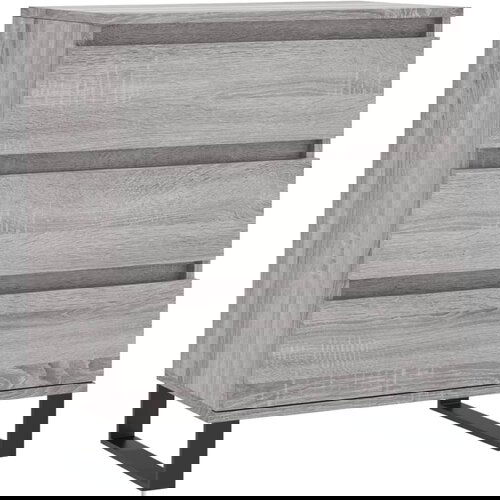 Maison Chic Komoda - Predalnik siva sonoma 60x35x70 cm inženirski les, (21717770) Cene