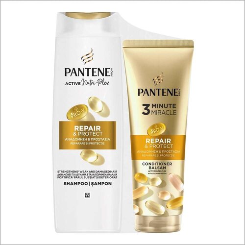 Pantene Pro-V Repair & Protect promo pakovanje (šampon za kosu 400ml i 3MM regenerator za kosu 220ml) Cene