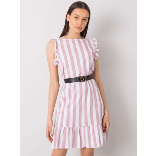 Italy Moda Dress-DHJ-SK-11595.24P-dark pink Cene