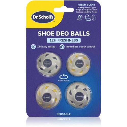 Scholl Odour-X Shoe Deo Balls osvežilne kroglice za obutev 4 kos Cene