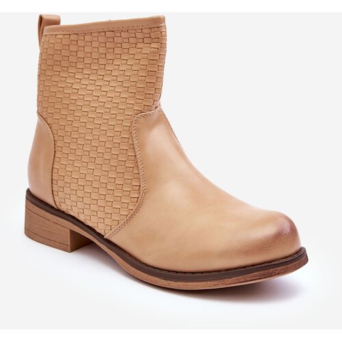 Boto Women's Woven Boots Beige Chilly Cene