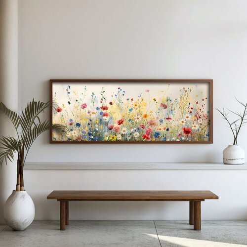 WALLXPERT FAH087-120 Multicolor Decorative Framed MDF Painting Cene