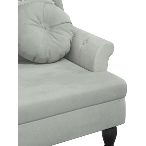  Klupa s jastucima svijetlosiva 120,5x65x75 cm bar&amp;scaron;un Slike