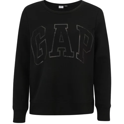Gap Petite Sweater majica antracit siva / crna