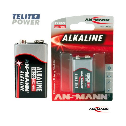 Ansmann alkalna baterija RED 9V 6LF22 / E-Block ( 4052 ) Cene