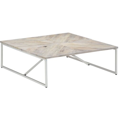 Furnova Klubska mizica 110x110x36 cm trden mangov les, (21914579) Cene