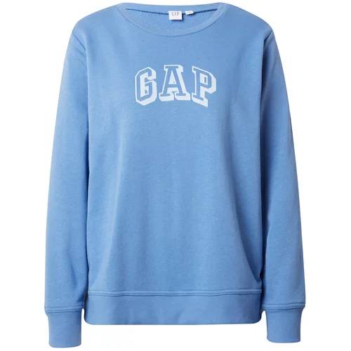 GAP Sweater majica plava / bijela