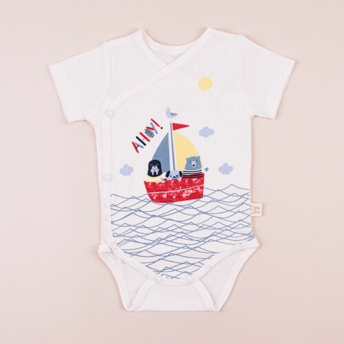 Just kidding baby baby bodi preklop"nautical", 56-62 Cene