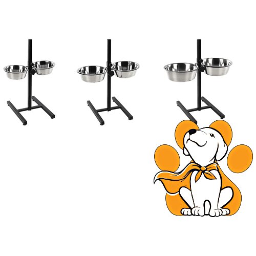 Flamingo metalni Stalak sa Činijama od Nerđajućeg Čelika, 2 x 1500ml Cene