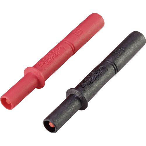 Voltcraft MSL-505 podaljšek za merilno konico 4 mm moški konektor ženski konektor 4 mm črna\, rdeča 1 kos, (20434462) Cene