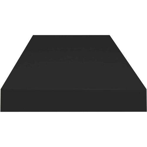 VidaXL Stenske police 2 kosa črne 80x23,5x3,8 cm MDF Slike