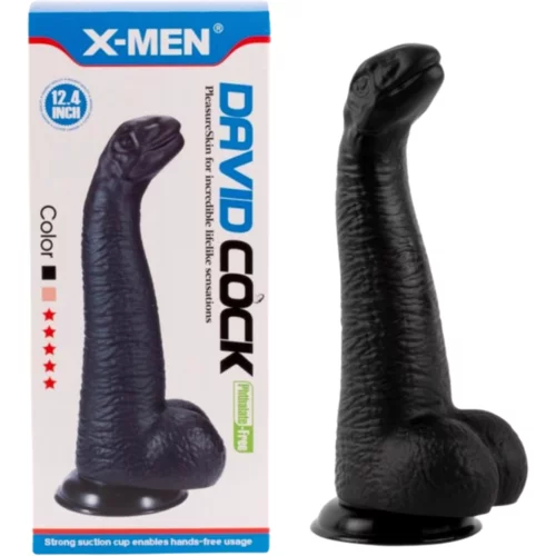 X-Men Dildo David's Cock I Black 12,4''