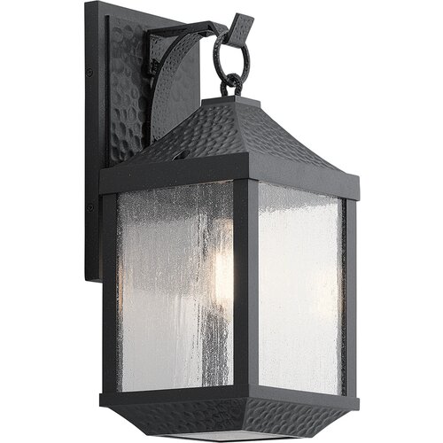 Elstead Lighting Elstead Springfield Zunanja stenska svetilka z 1 svetlobo, srednje velika, črna, IP44, E27, (22100171) Cene