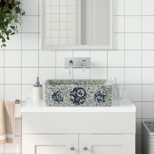 vidaXL Nadgradni umivaonik raznobojni pravokutni 46x35 5x13 cm Cijene