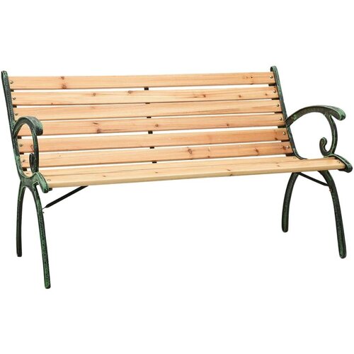  Vrtna klop 116 cm lito železo in trden les jelke, (20658186) Slike