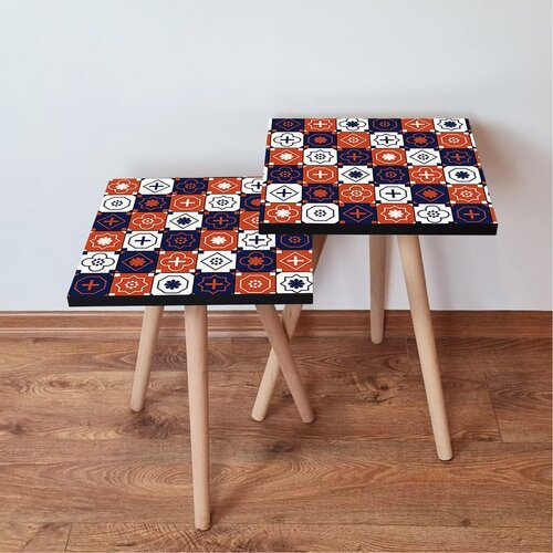 Hanah home set klub stočića 2Shp394, 2 komada, Šareni Cene