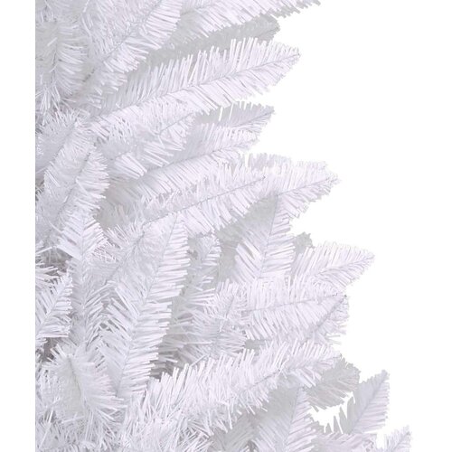  Umjetno božićno drvce Bijelo 128 x 128 x 270 cm PVC i metal Slike