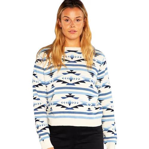 DEDICATED Sweater Arendal Ikat Navy