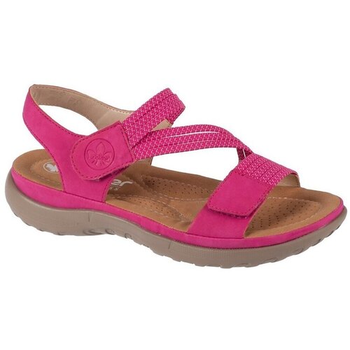 Rieker Sandali &amp;amp; Odprti čevlji 6487031 Rožnata Slike
