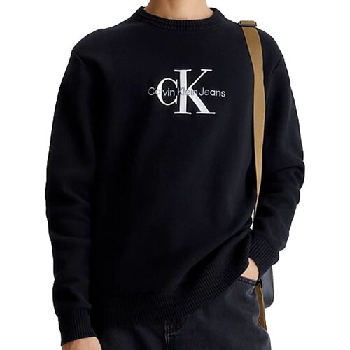 Calvin Klein muški duks monologo crew neck sweater J30J323295BEH Cene