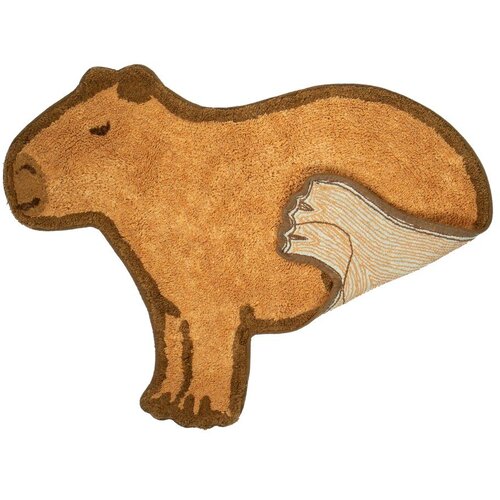 Sass &amp;amp; Belle Rjava bombažna otro&amp;scaron;ka preproga 52x68 cm Capybara &amp;ndash; Slike