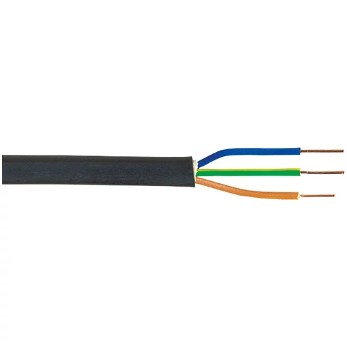 3 Zemeljski kabel (NYY-J 3 x 2,5, 50 m, črn)