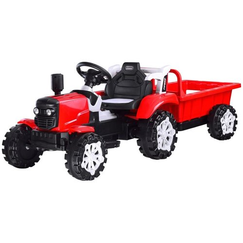  Crveni traktor s prikolicom AKU Cene