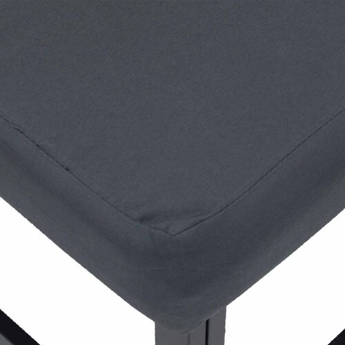  Sjedeća garnitura za vrt s jastukom 11 pcs Crna Aluminij Slike