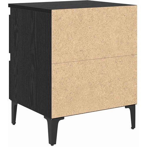  Noćni ormar Crni hrast 40 x 35 x 50 cm Konstruirano drvo Slike