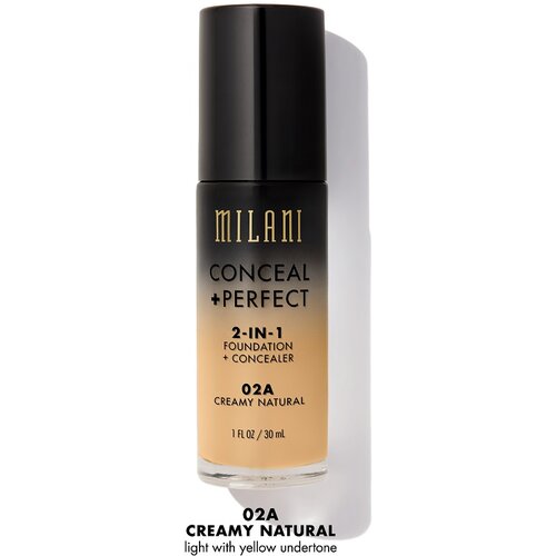 Milani conceal + perfect 2-in-1 puder za lice 02A creamy natural Slike