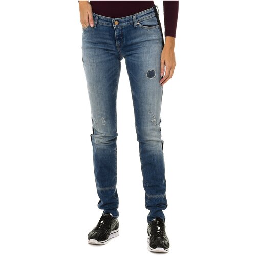 Armani Jeans Hlače 6Y5J06-5D2ZZ-1500 Modra Cene