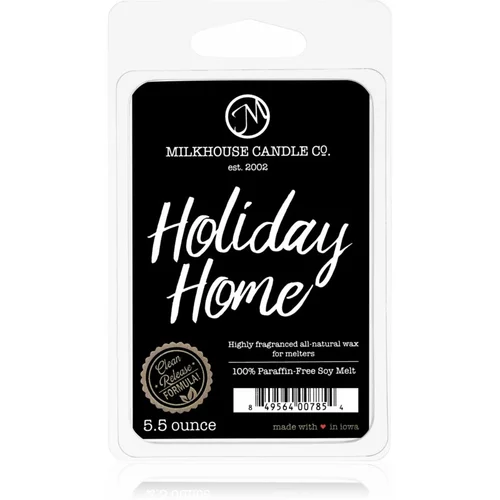 Milkhouse Candle Co. Creamery Holiday Home vosek za aroma lučko 155 g