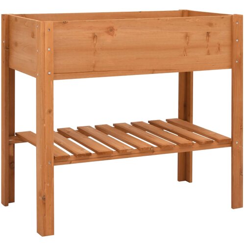 vidaXL Cvetlično korito 88x43x80 cm les jelke Cene
