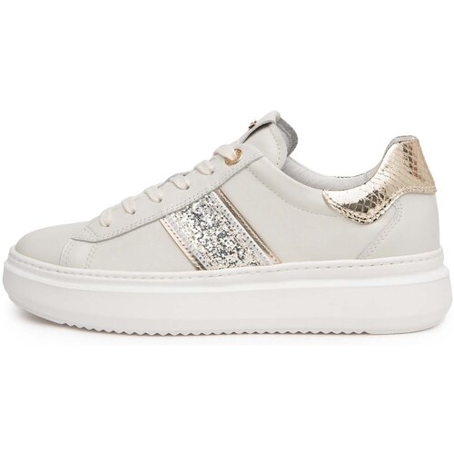 Nero Giardini Modne superge Velvet Osso 0100 T.Glitter Gr.910/625 T.Brill Plat Bela Slike