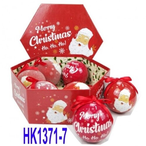 Olimp Sport Moonlight novogodišnja kugla Santa Claus 7.5cm miks Cene